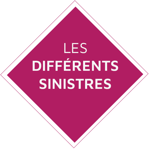 Les différents types de sinistre