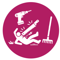 Accident jardinage ou bricolage